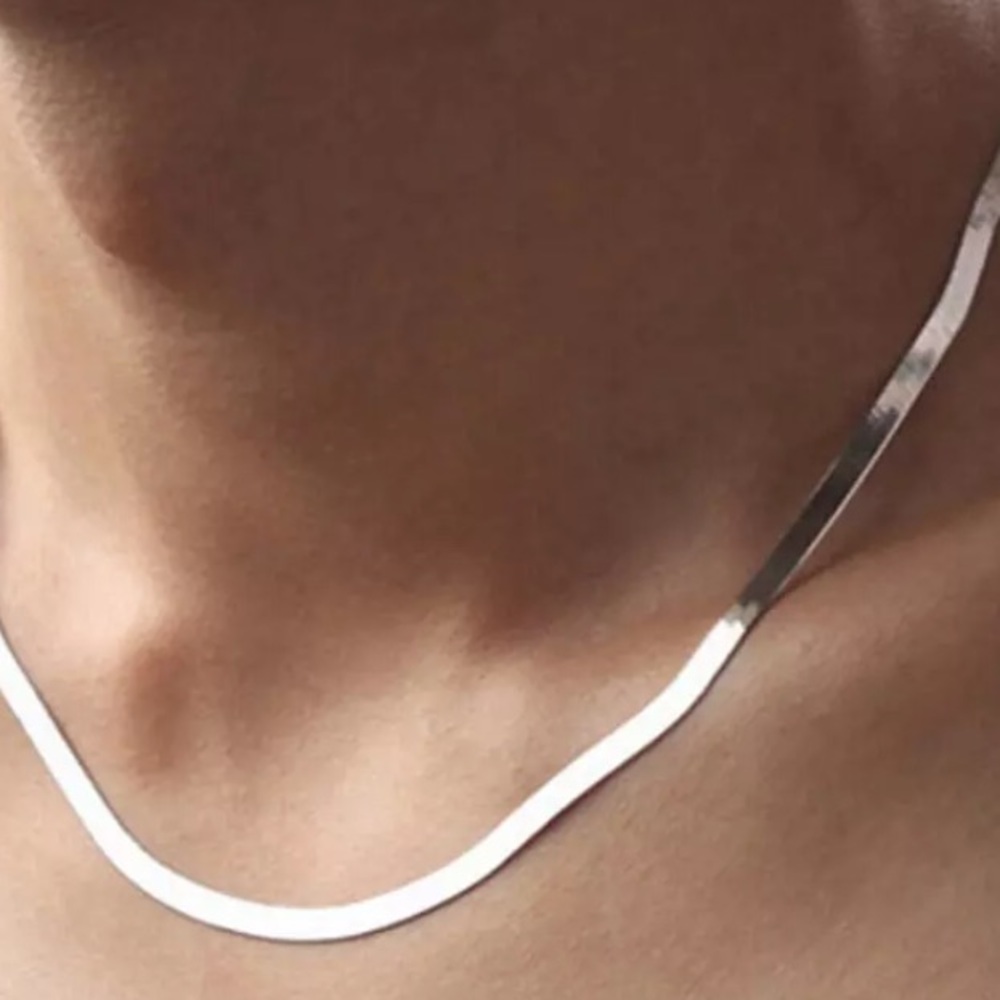 New S925 Sterling silver snake chain necklace - Picture 5 of 5
